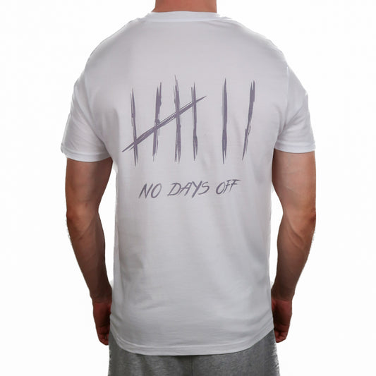 NoDaysOff Slim Fit T-Shirt - Grey on White