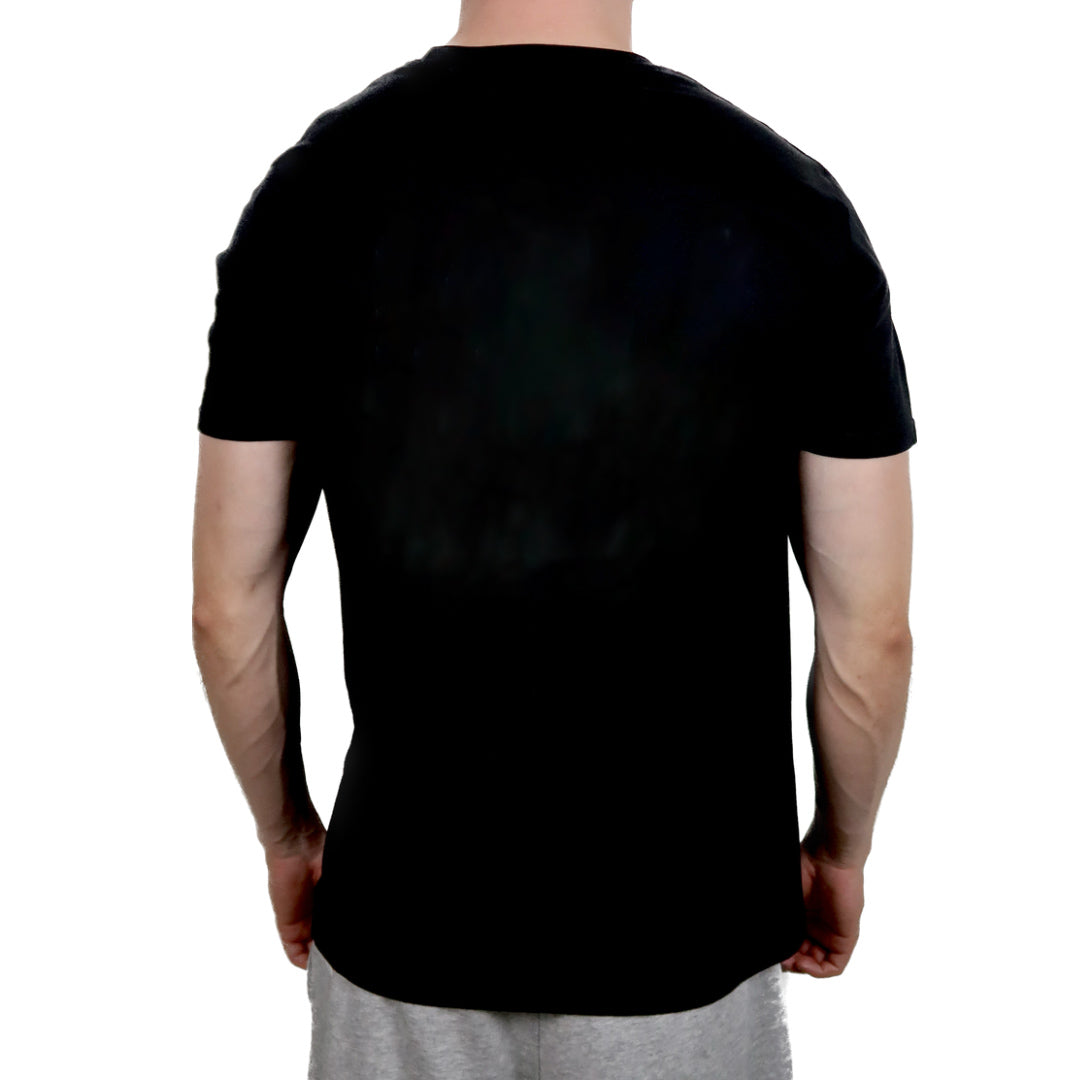 Essential Slim Fit T-Shirt - Blue on Black