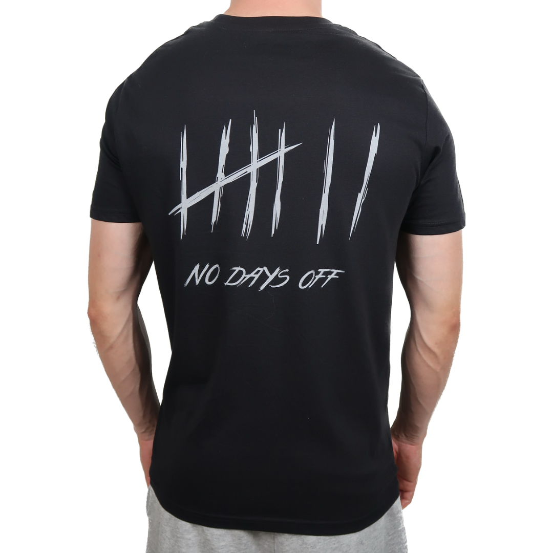 NoDaysOff Slim Fit T-Shirt - Grey on White