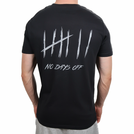 NoDaysOff Slim Fit T-Shirt - Grey on Black